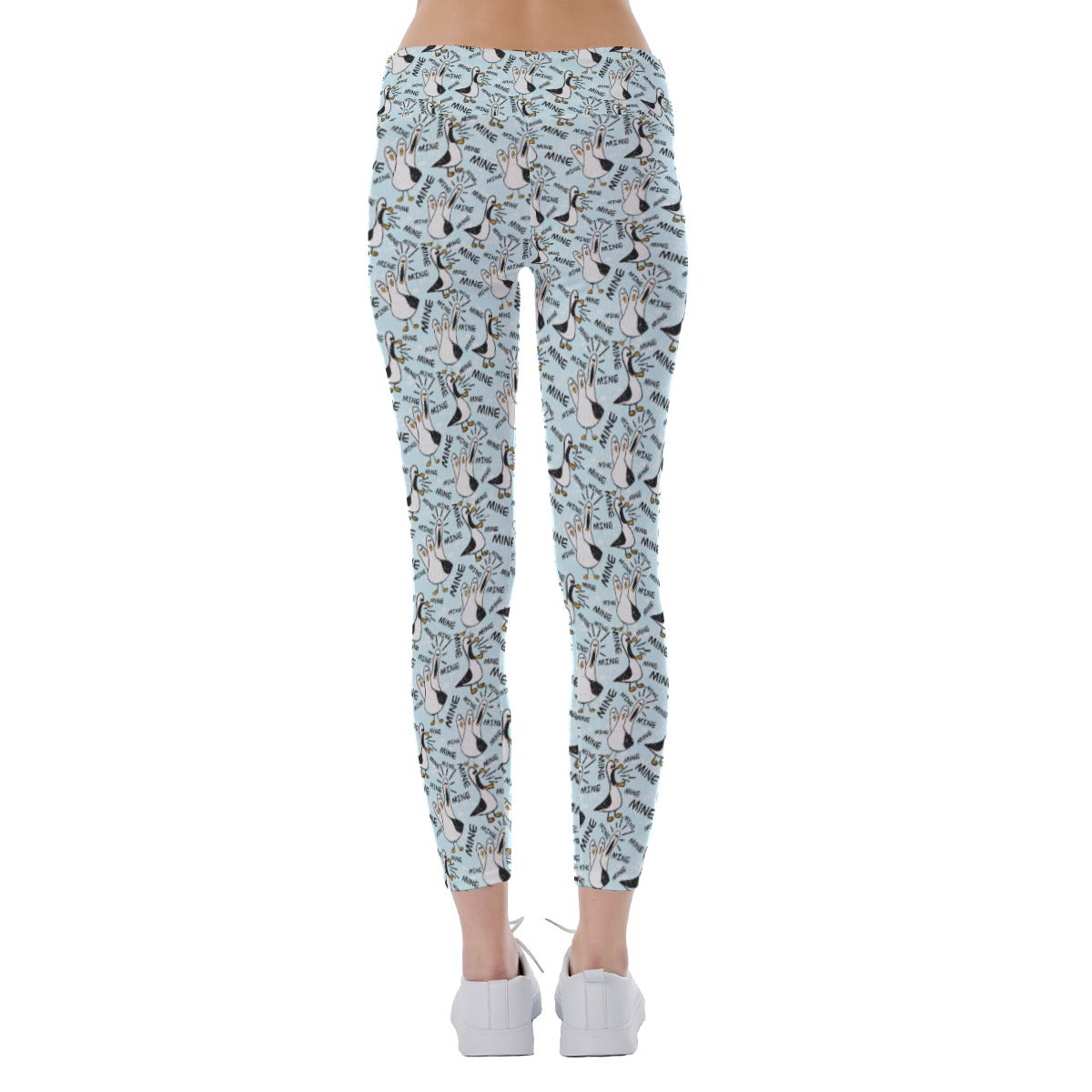Mine Mine Mine Seagulls - Women's Yoga Leggings