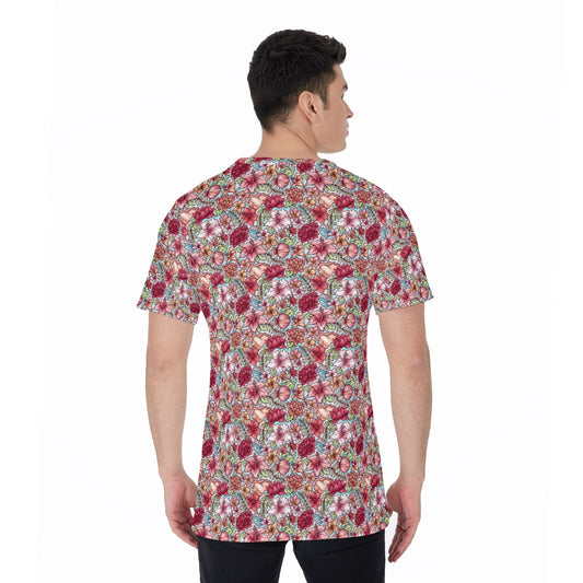 Fairytale Florals – Island Princess - Men's Short Sleeve T-Shirt