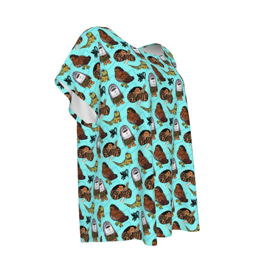 Shapeshifting Island Hero - Women’s Relaxed Fit Scoop Tee