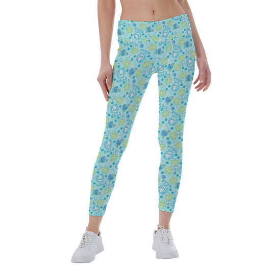 Fruitimals - Blueberry Dinosaurs - Women's Yoga Leggings