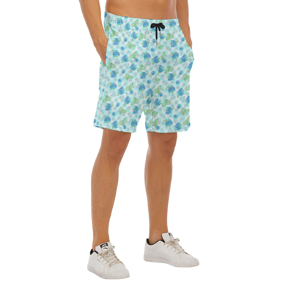 Summer Fruits - Blueberry - Men’s Pocket Beach Shorts