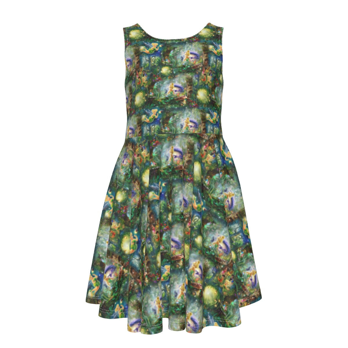 Pixie Fairy in Hollow- Kid's Sleeveless Skater Dress