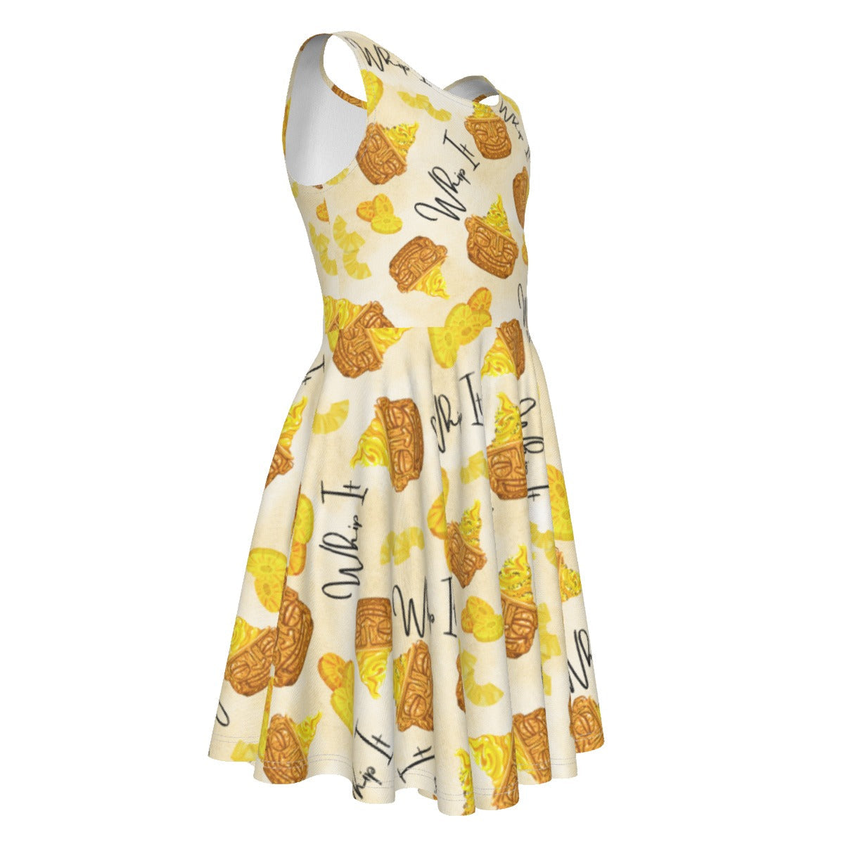 Pineapple Whip It! - Kid's Sleeveless Skater Dress