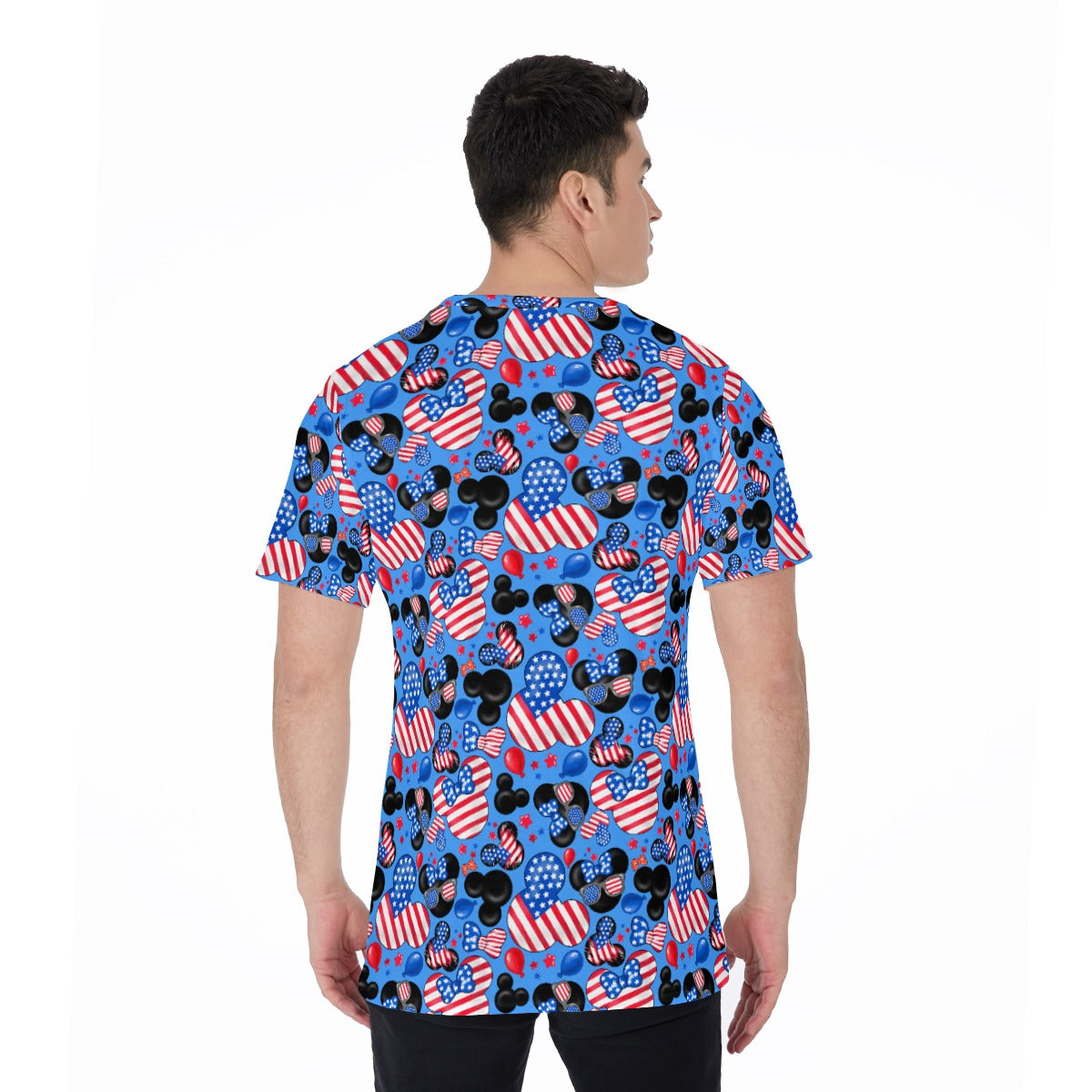 Mouse Fourth of July Celebration - Men's Short Sleeve T-Shirt