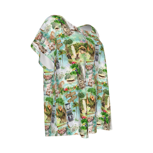 Jungle River Cruise - Women’s Relaxed Fit Scoop Tee