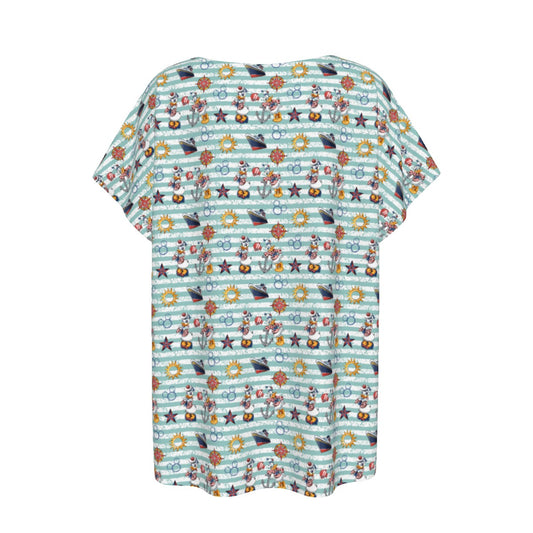 Sailor Duo on Deckaisy - Women’s Relaxed Fit Scoop Tee