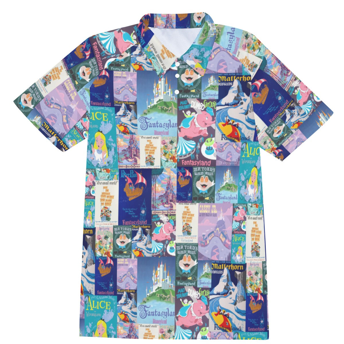 Vintage Fantasy Ride Posters - Men's Polo Shirt