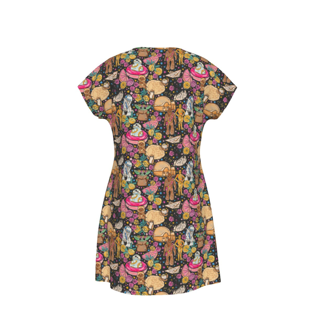 Tropical Space Squad - Women's T-Shirt Dress