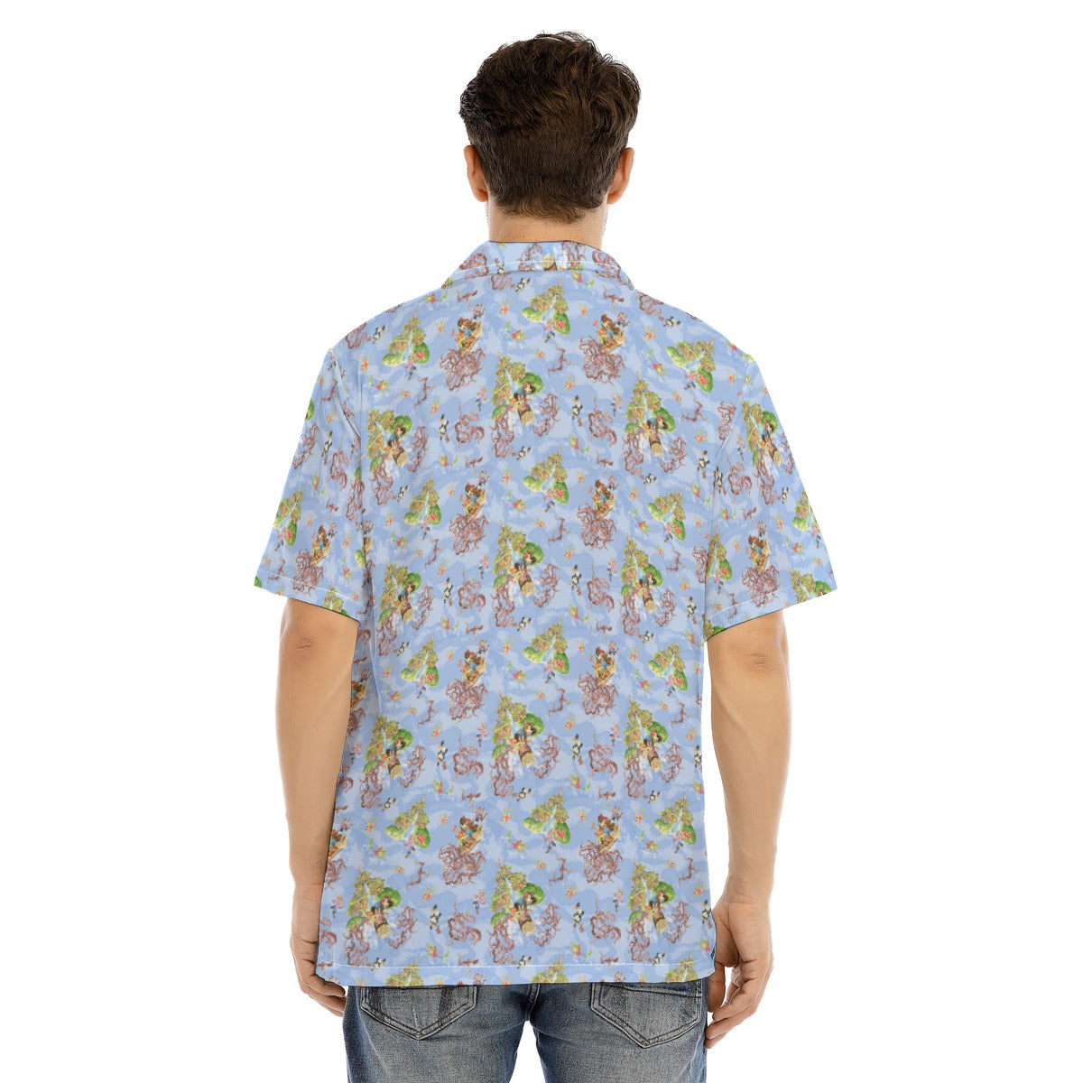 Briar Patch Splash - Men's Hawaiian Button Up Shirt