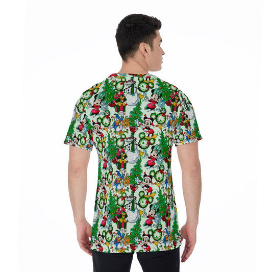 Mouse Friends Christmas Decorations - Men's Short Sleeve T-Shirt
