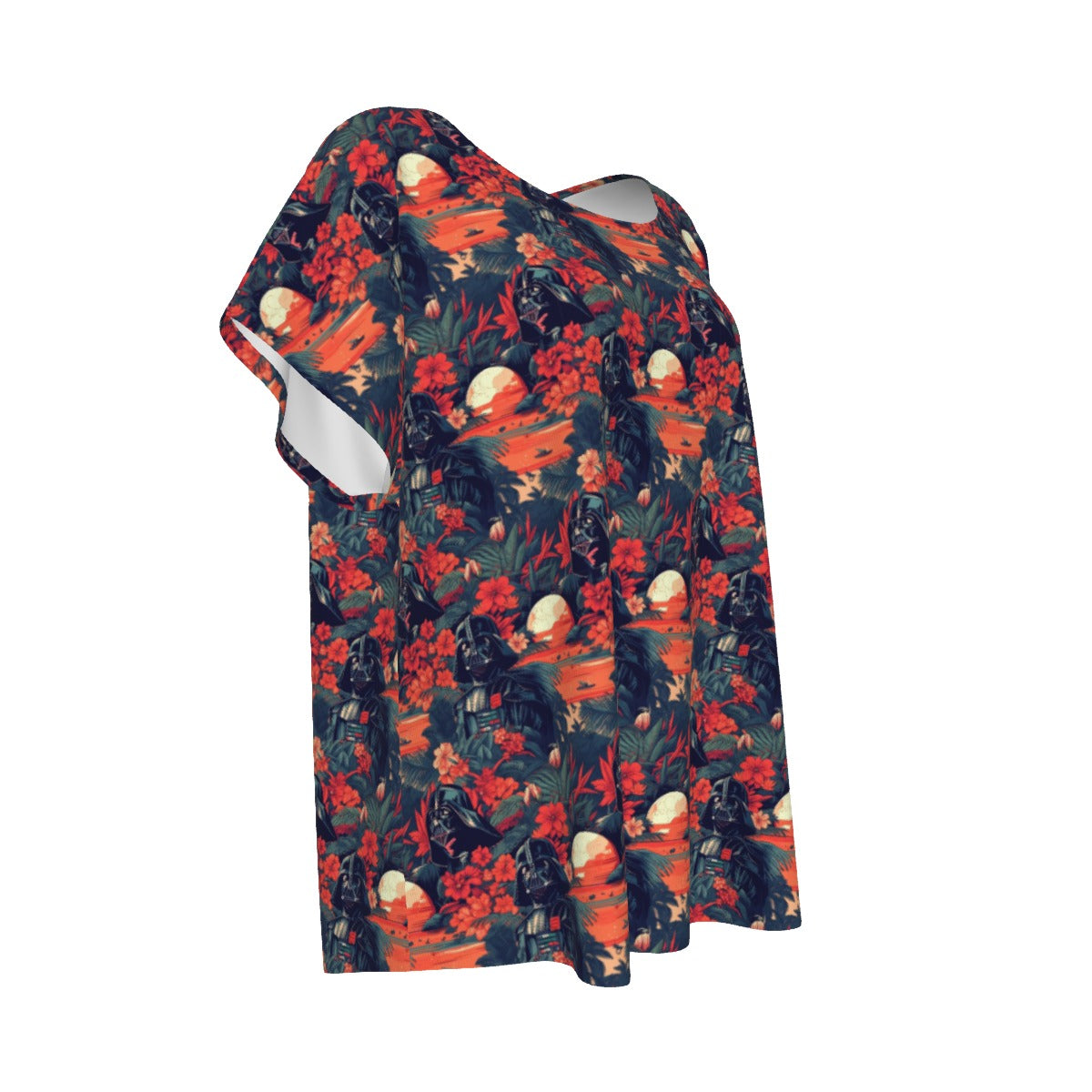 Tropical Dark Side Escape - Women’s Relaxed Fit Scoop Tee