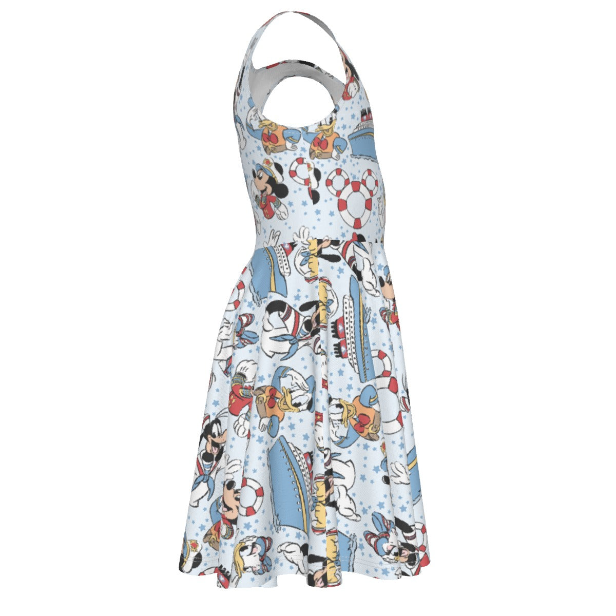Sailor Cruise Stars - Kid's Sleeveless Skater Dress