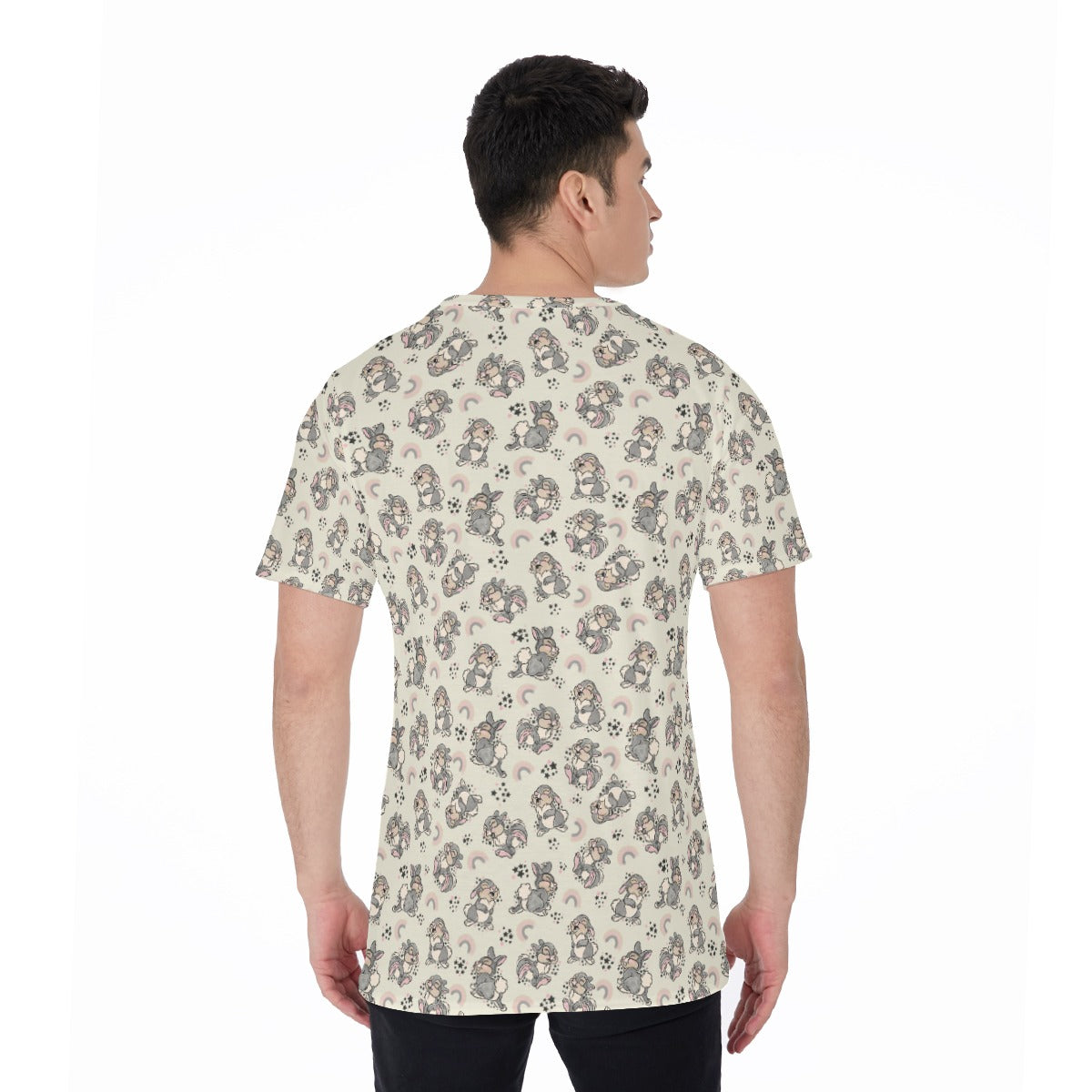 Bouncy Bunny Bliss - Men's Short Sleeve T-Shirt