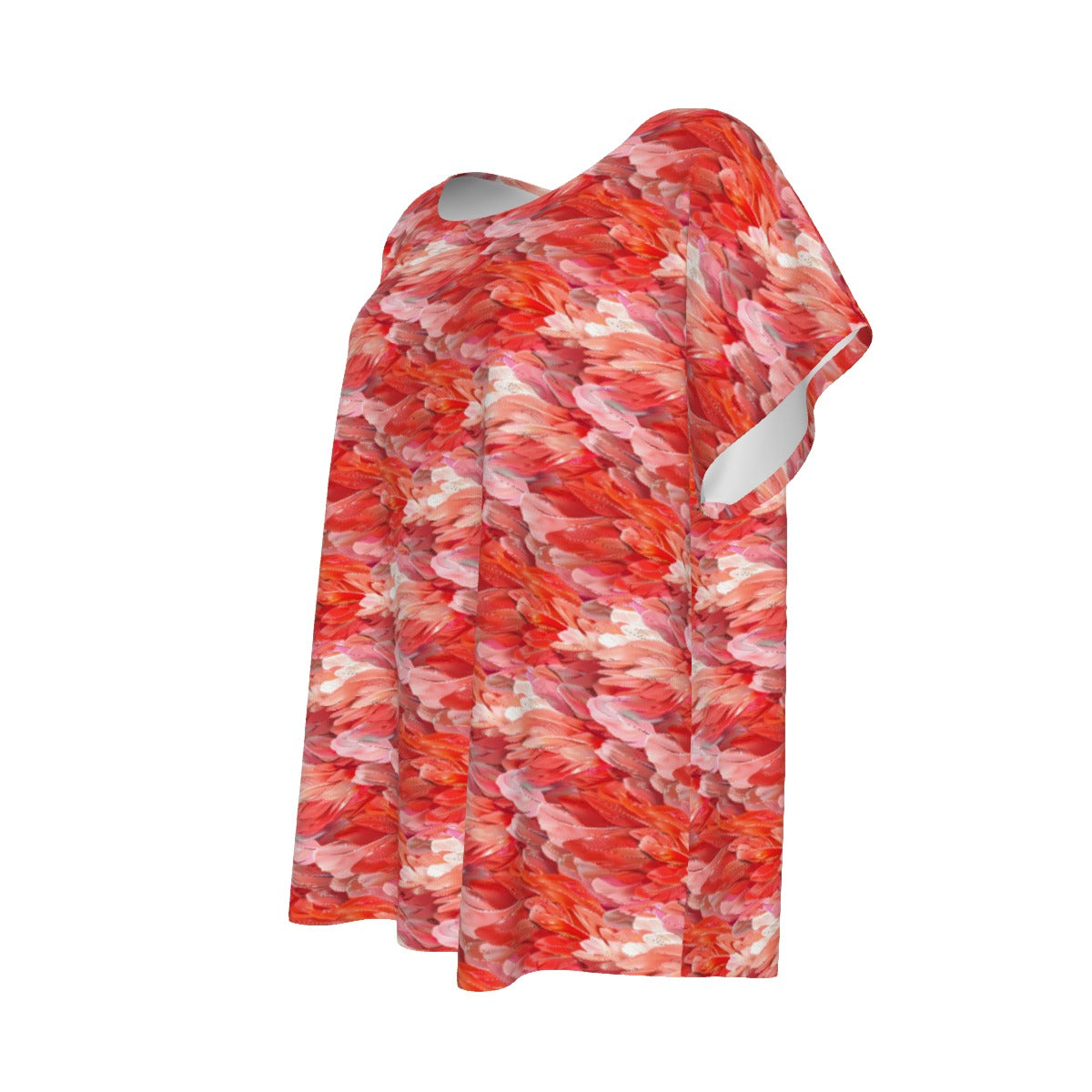 Animal Print - Flamingo - Women’s Relaxed Fit Scoop Tee