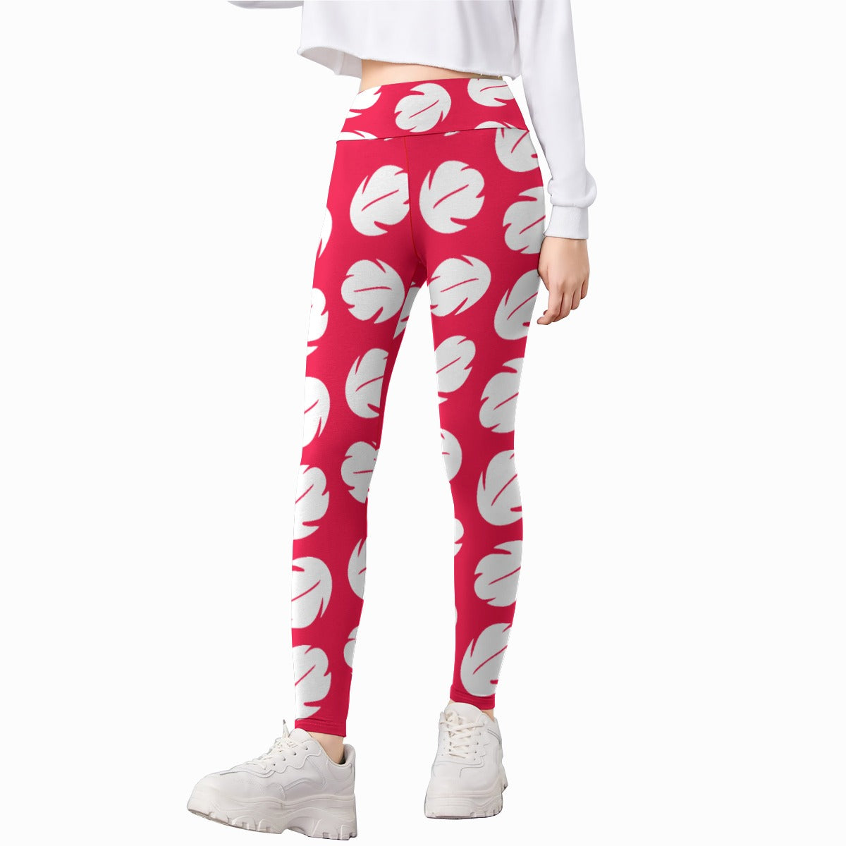 Island Leaf Print - Kid's Leggings