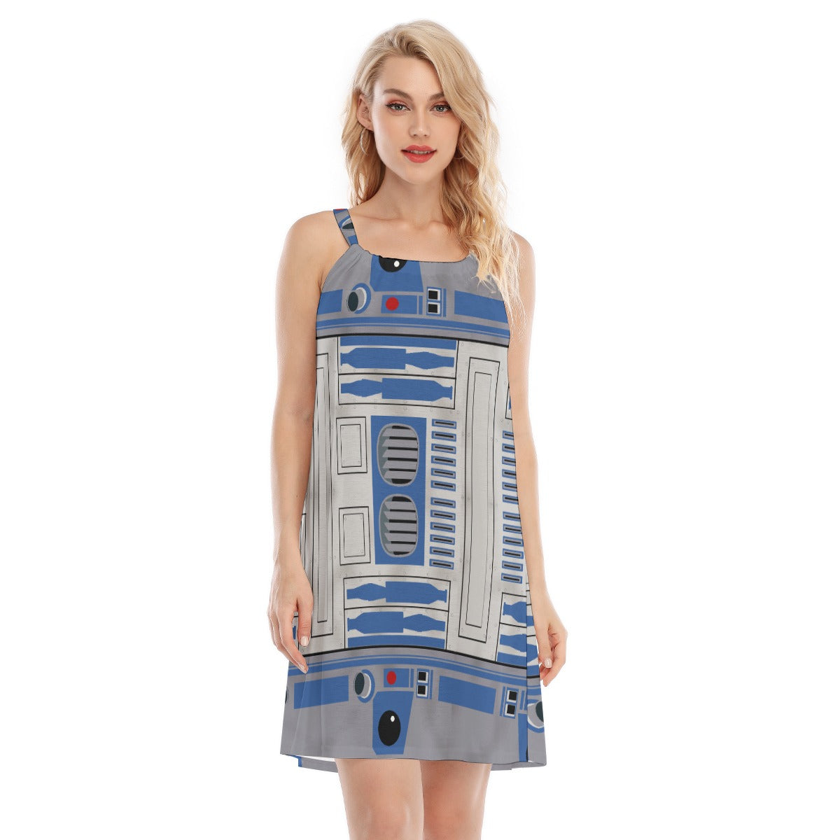 Little Blue Droid - Women’s Adjustable Sundress