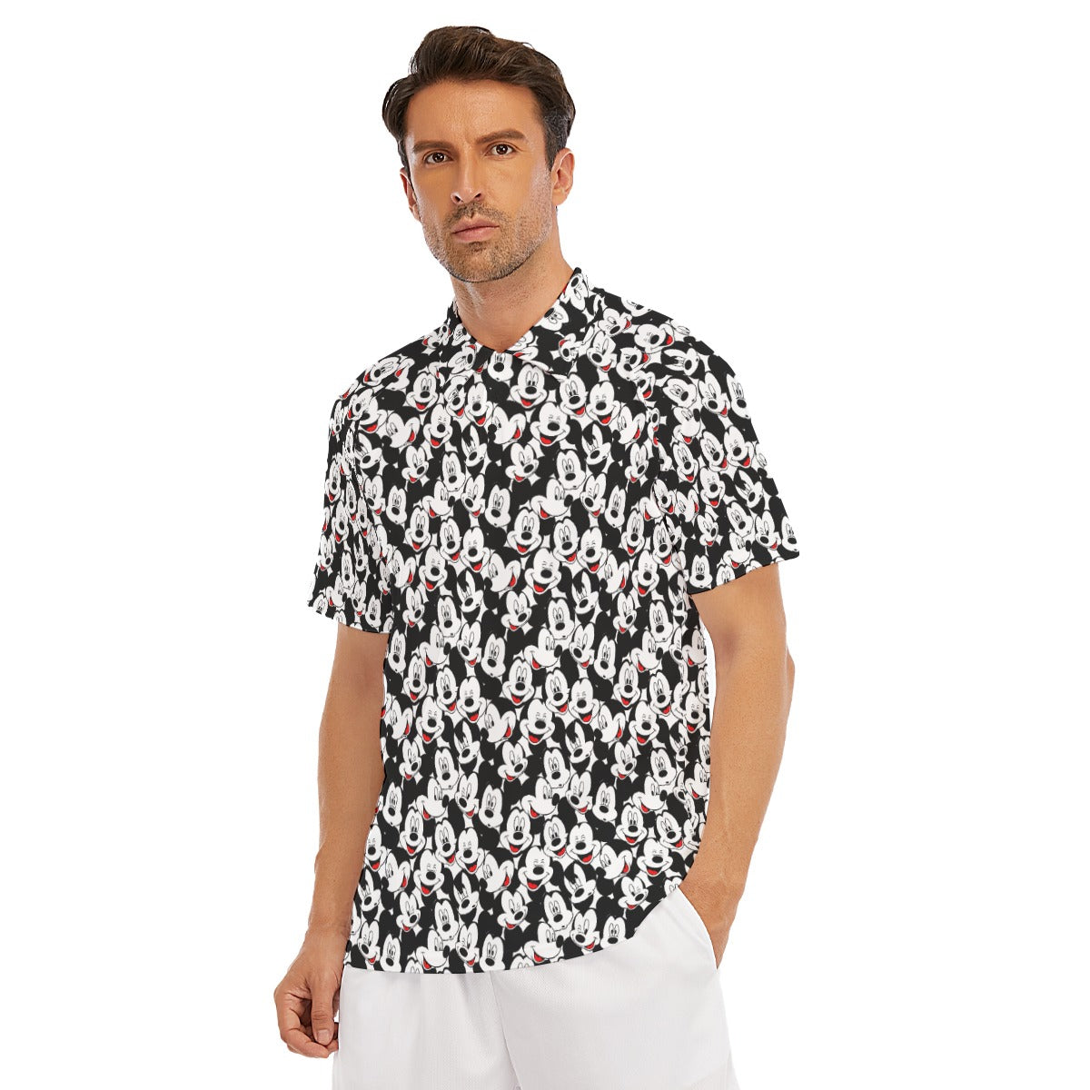 Many Faces of Classic Mouse - Men's Polo Shirt