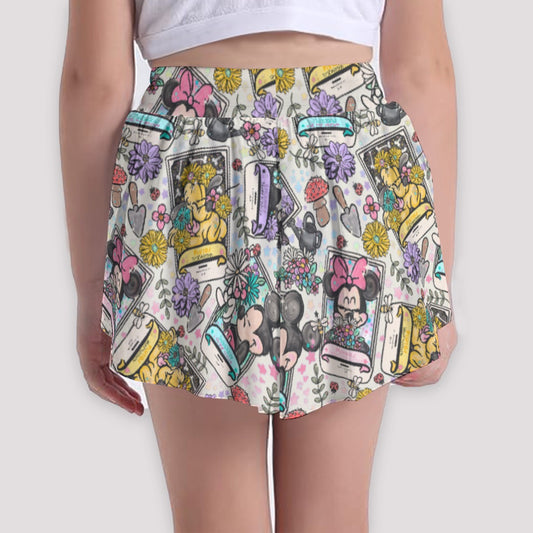 Garden Helpers Seed Packetskets - Girls’ Flowy Pocket Shorts