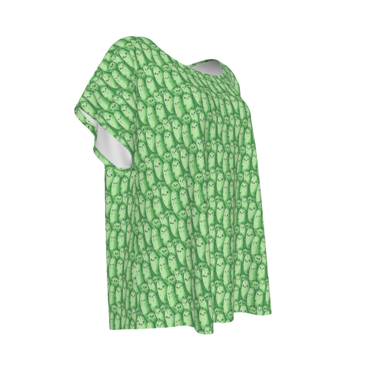 Kawaii Pickle Party - Women’s Relaxed Fit Scoop Tee