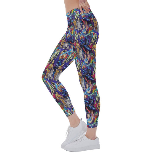 Galaxy Saga - Women's Yoga Leggings