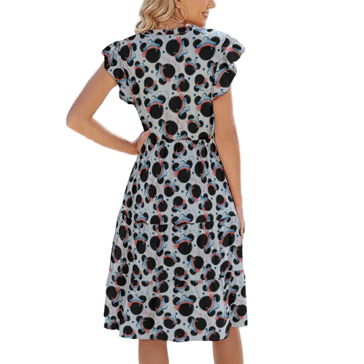 Pirate Life Adventure - Women's Tiered Pocket Midi Dress