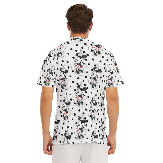 Sketch of Polka Dot Mouse - Men's Polo Shirt