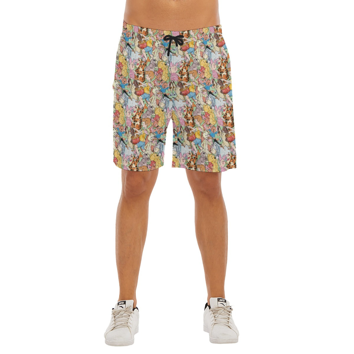 Sketched Hundred Acre Crew - Men’s Pocket Beach Shorts
