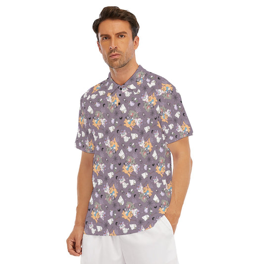 Spooky Fancy Felines - Men's Polo Shirt