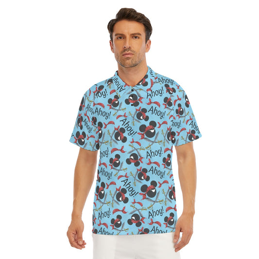 Pirate Mouse Ahoy! - Men's Polo Shirt