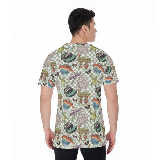 Hand Drawn EC - Men's Short Sleeve T-Shirt