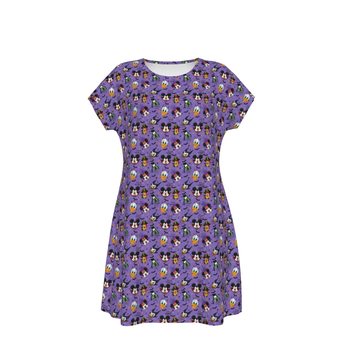 Halloween Friends in Costume - Women's T-Shirt Dress