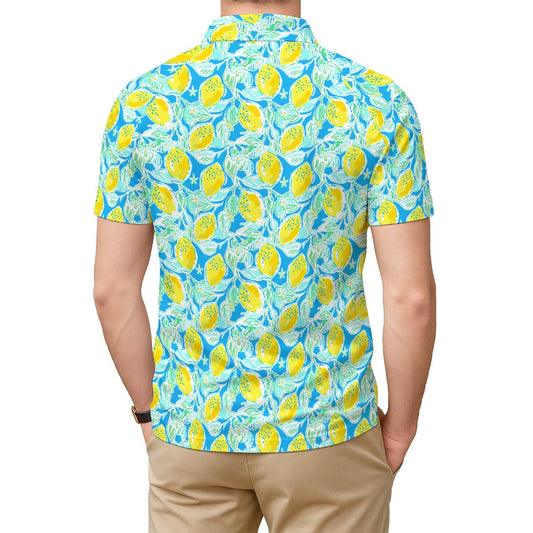 Lemon Drop Daydream - Men's Polo Shirt