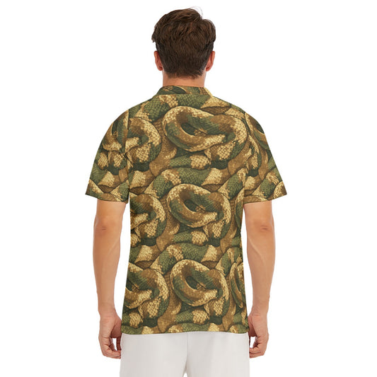 Animal Print - Snake - Men's Polo Shirt