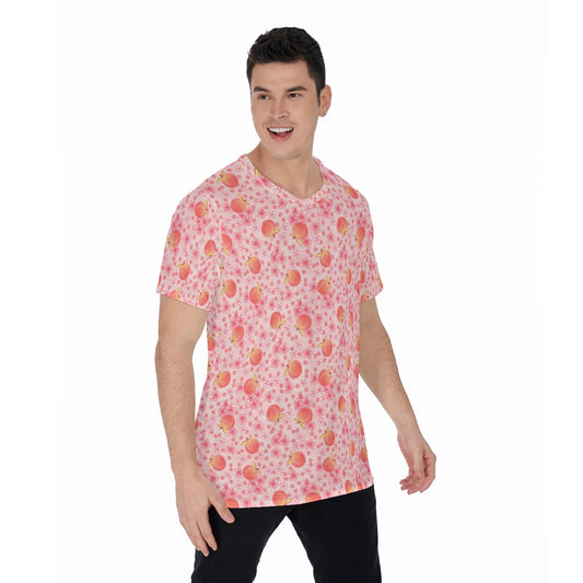 Summer Fruits - Peaches - Men's Short Sleeve T-Shirt