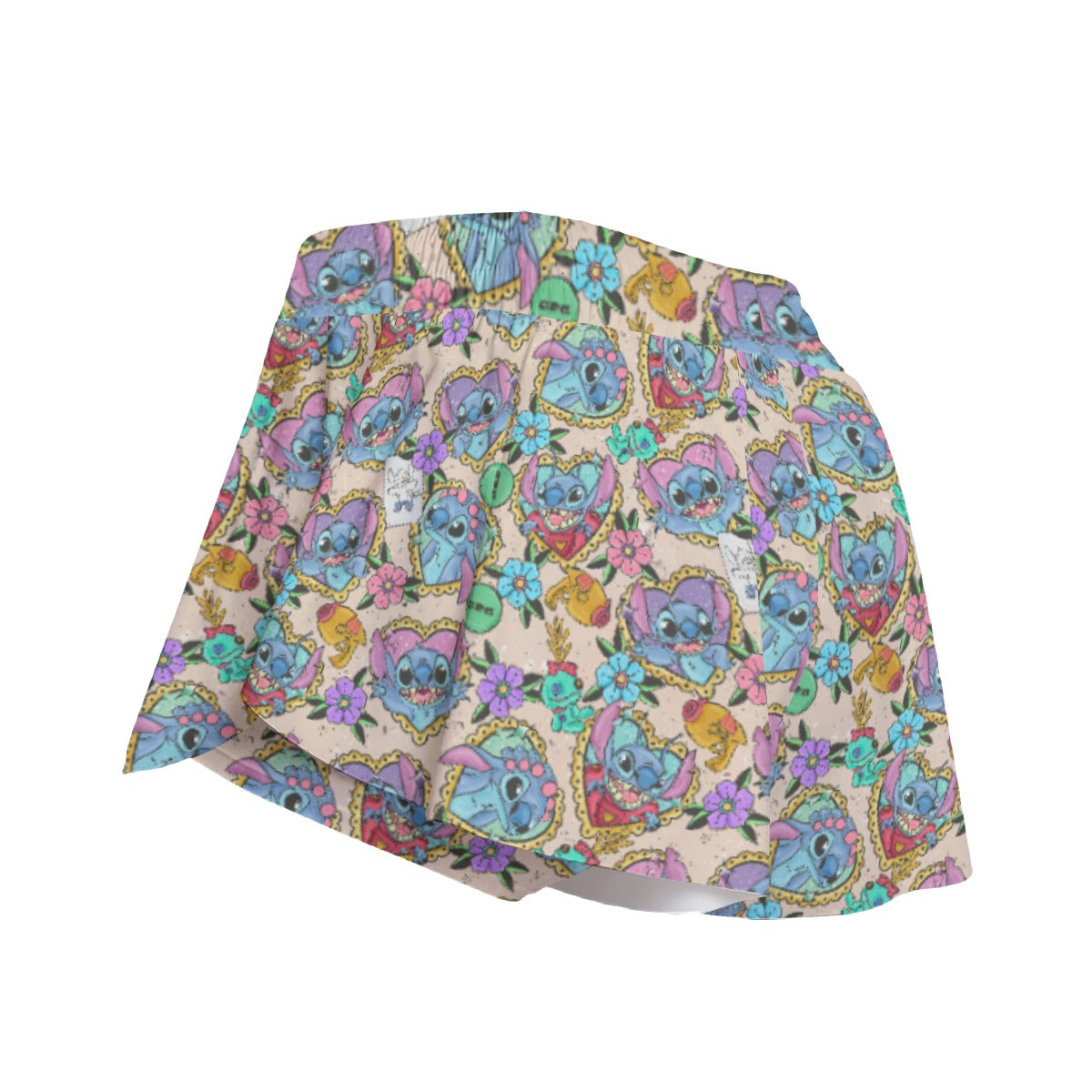 Tattoo Hearts Island Mischief - Women's Flowy Pocket Shorts