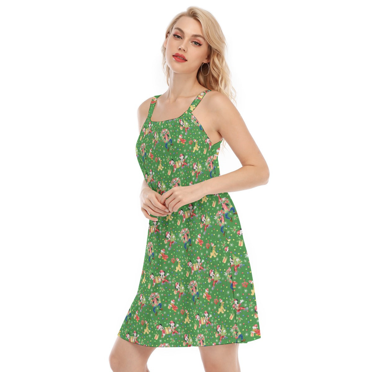 Mouse & Friends Christmas Cheer - Women’s Adjustable Sundress