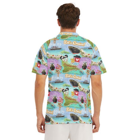 Tropical Castaway Island - Men's Polo Shirt