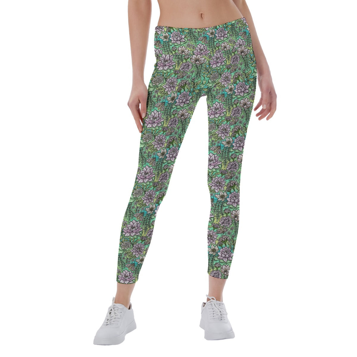 Fairytale Florals – Bayou Blooms - Women's Yoga Leggings