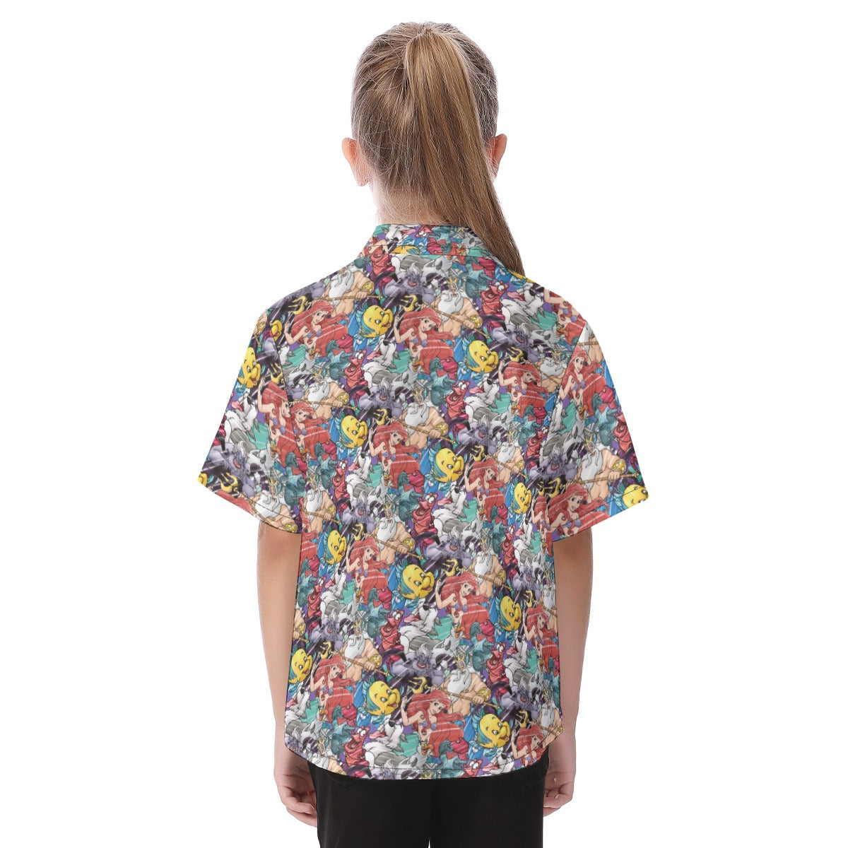 Undersea Crew Sketch - Kid's Hawaiian Button Up Shirt