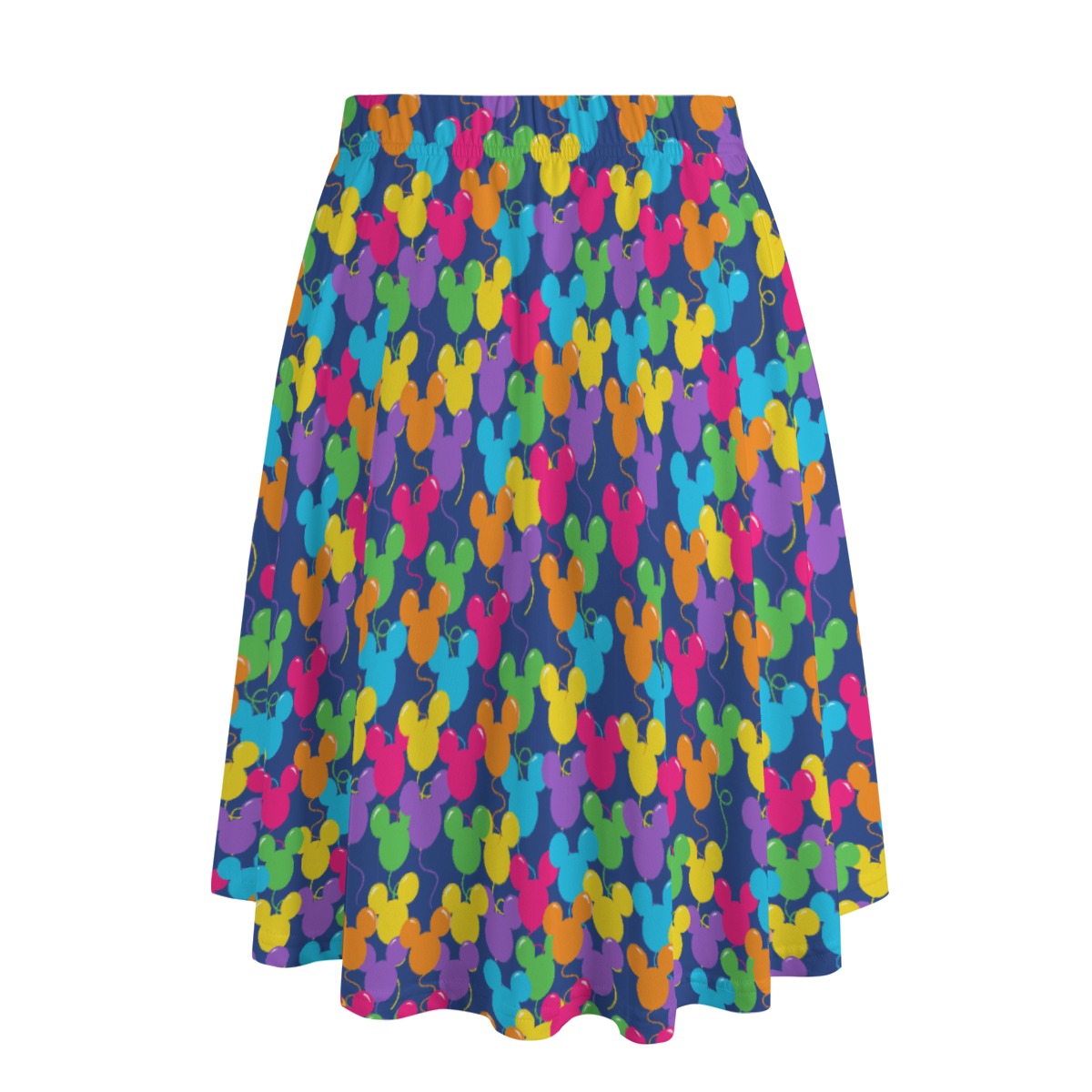 Bright Mouse Ear Balloons - Women’s Pocket Midi Skirt