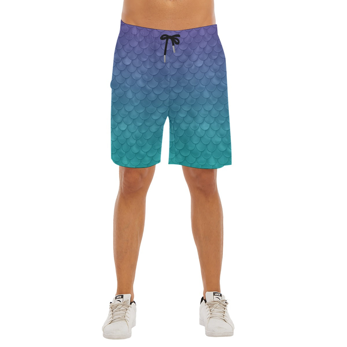 Dreamy Mermaid Scales - Men’s Pocket Beach Shorts