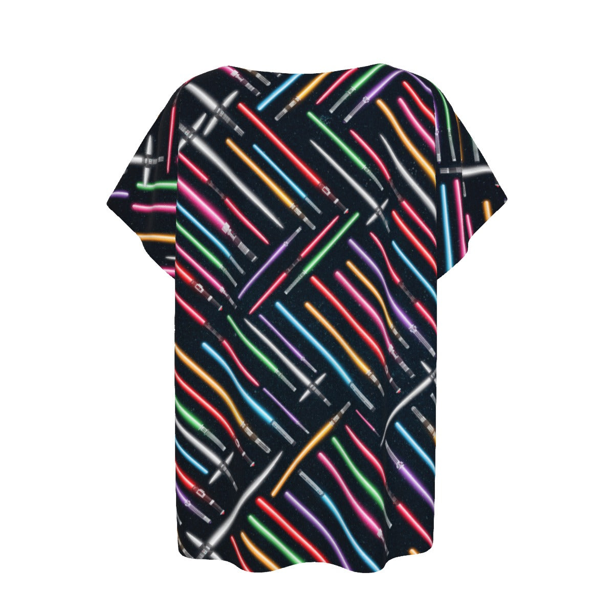Vibrant Galaxy Sabers - Women’s Relaxed Fit Scoop Tee
