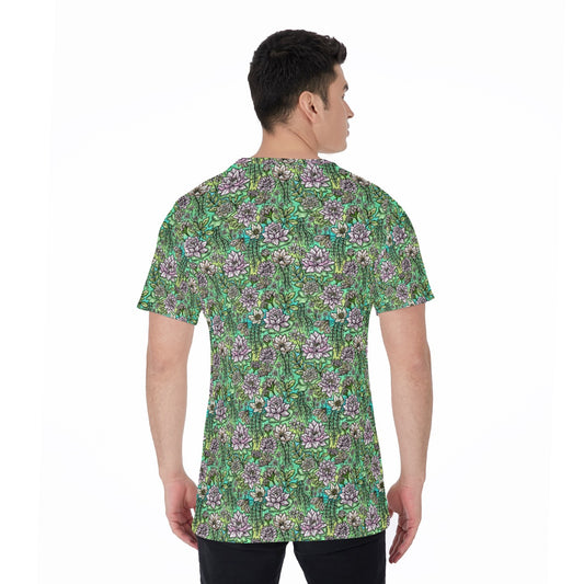 Fairytale Florals – Bayou Blooms - Men's Short Sleeve T-Shirt