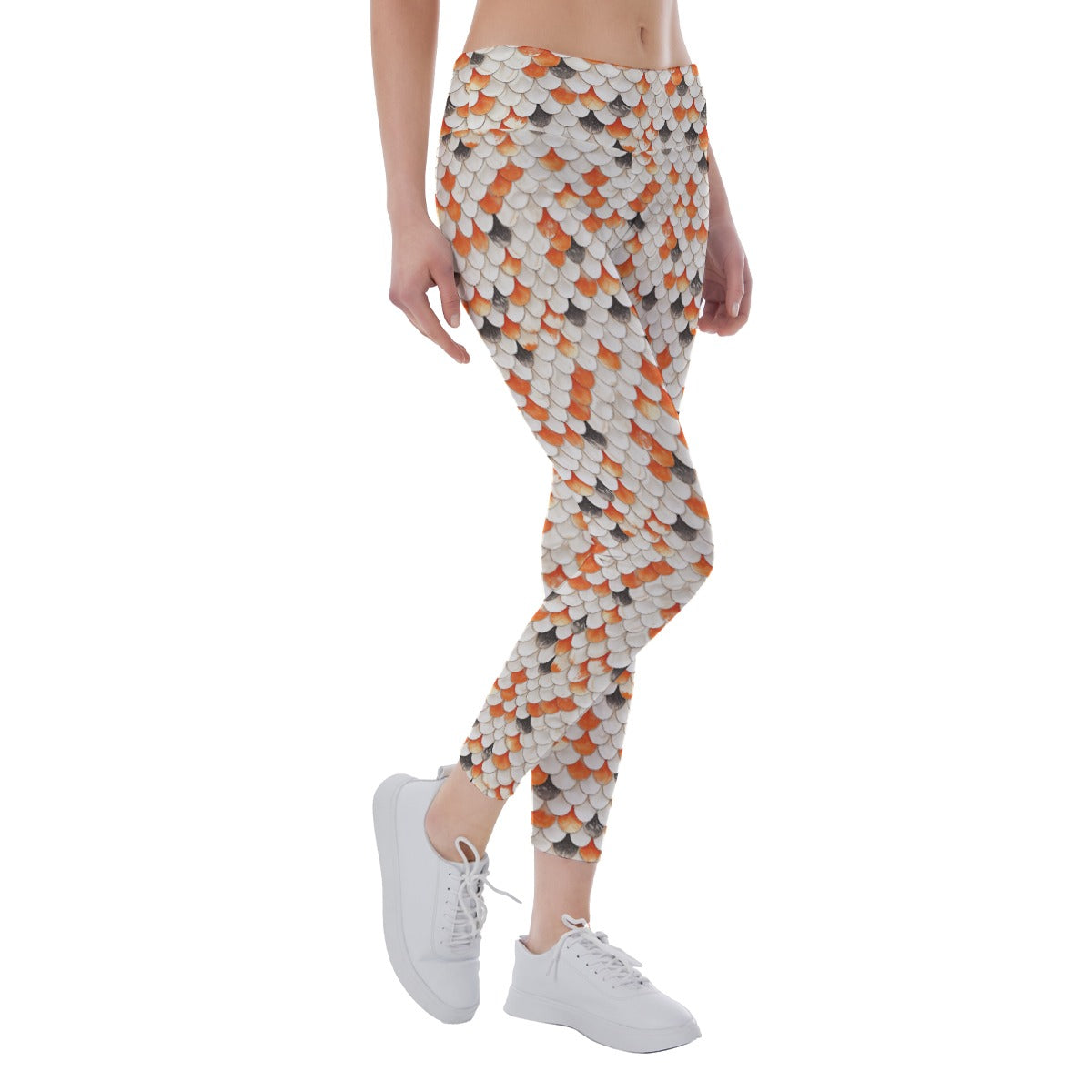 Animal Print - Koi Fish - Women's Yoga Leggings