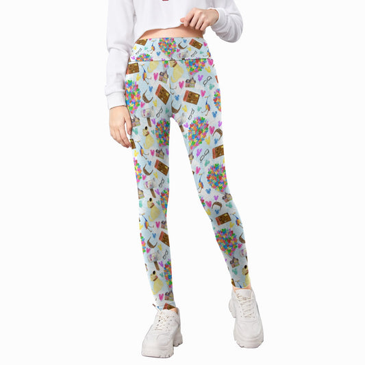 Up Adventure Icons - Kid's Leggings