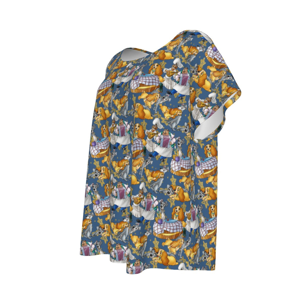 Puppy Love Sketchched - Women’s Relaxed Fit Scoop Tee