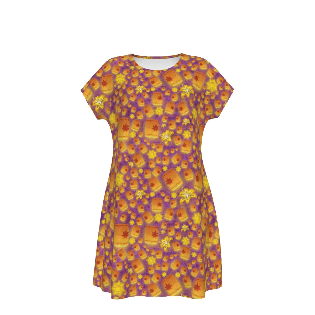 Lantern Glow Festival - Women's T-Shirt Dress Rainbow Rules Lantern Glow Festival - Women's T-Shirt Dress Rainbow Rules