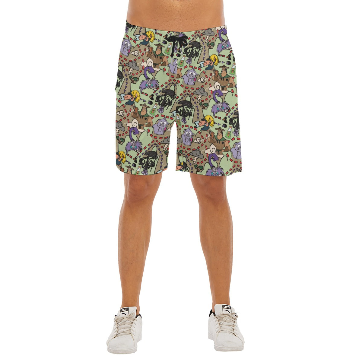 Emperor’s Chaotic Groove - Men’s Pocket Beach Shorts