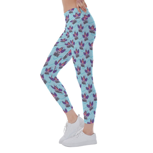 Shiny Deep-Sea Villain - Women's Yoga Leggings