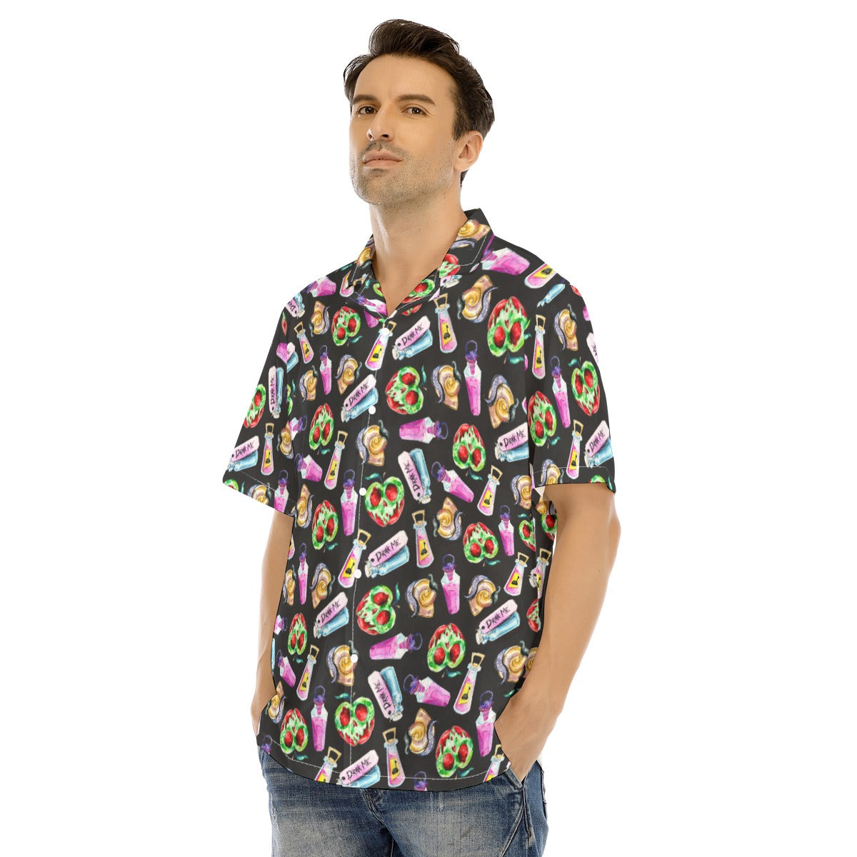 Pick Your Poison - Men's Hawaiian Button Up Shirt